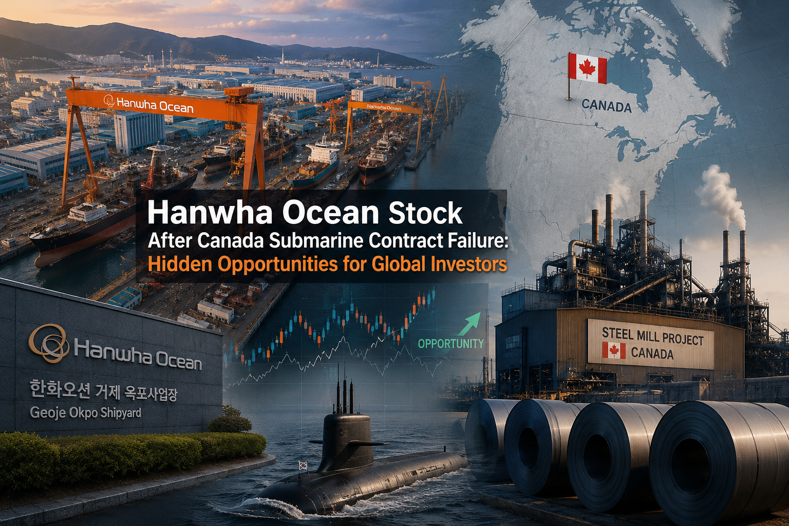Hanwha Ocean Stock After Canada Submarine Contract Failure: Hidden Opportunities for Global Investors